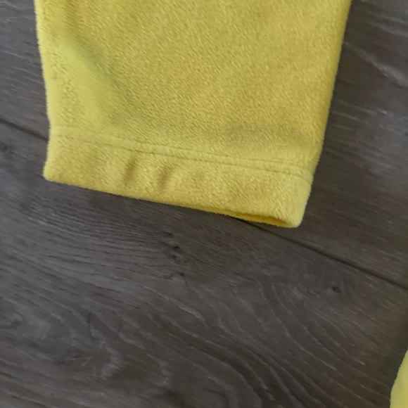 Vintage GAP Men’s Simple Yellow 1/4 Zip Fleece Pullover Jacket size L Large - Picture 6 of 7